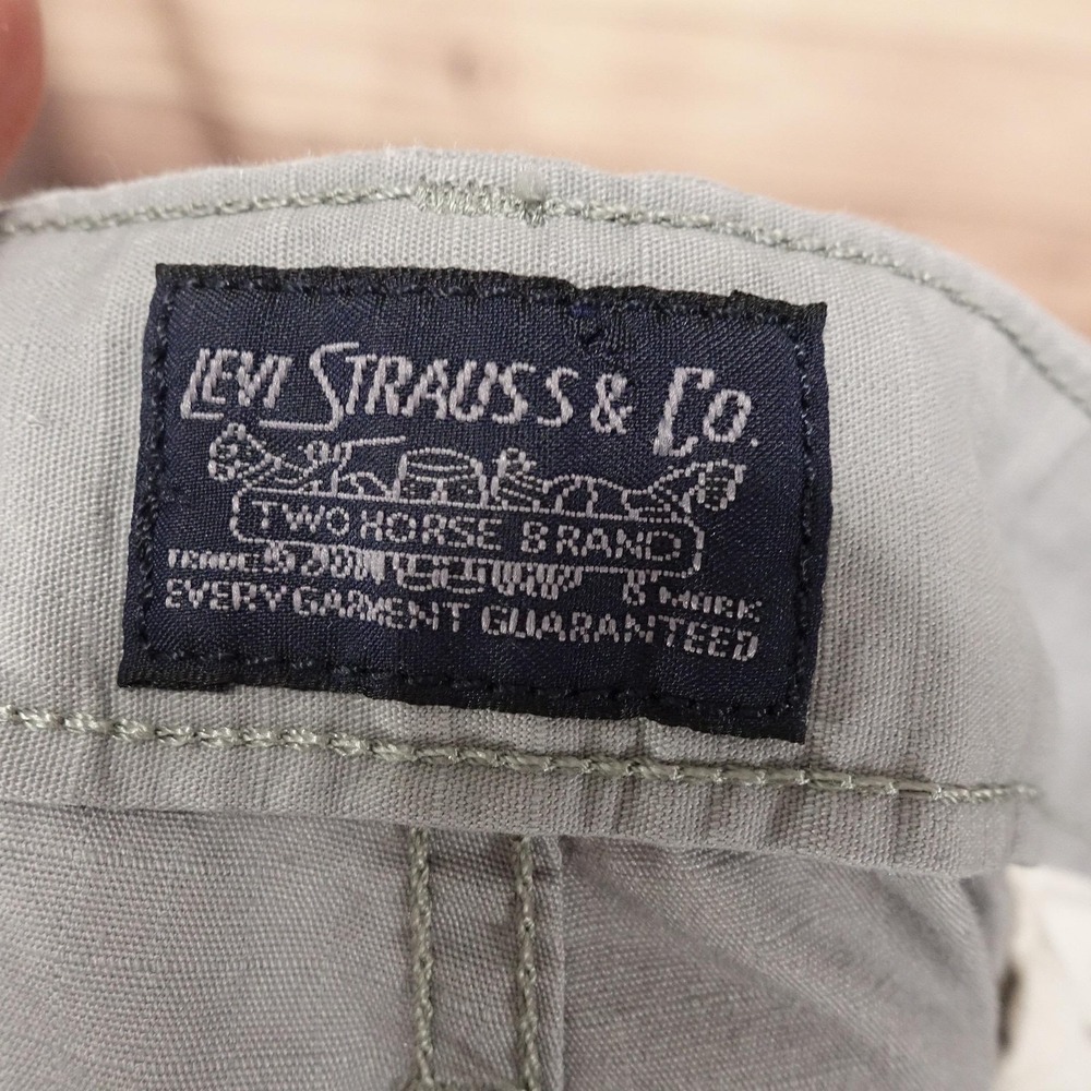 Levi's Shorts Mens 40 Gray Cargo Cotton Ripstop 10 Inseam Casual Summer Outdoor - Picture 6 of 9